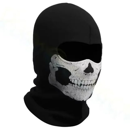Motorcycle Balaclava Full Windproof Skull Face Mask Neck Warmer Ski