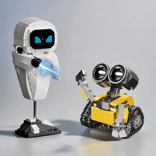 Wall.e Eve Small Robot Assembly Action Figure Educational Toy Model