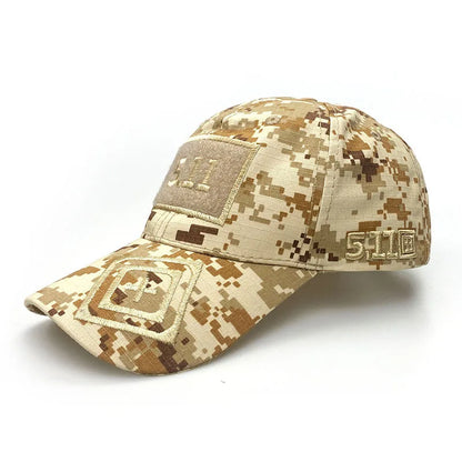 Fishing Sun Hat Camouflage Baseball Cap Breathable Outdoor Hiking Men
