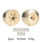 Brass 12mm Hex Wheel Weights Brake Disc Adapters for 1.9 2.2 RC Crawler