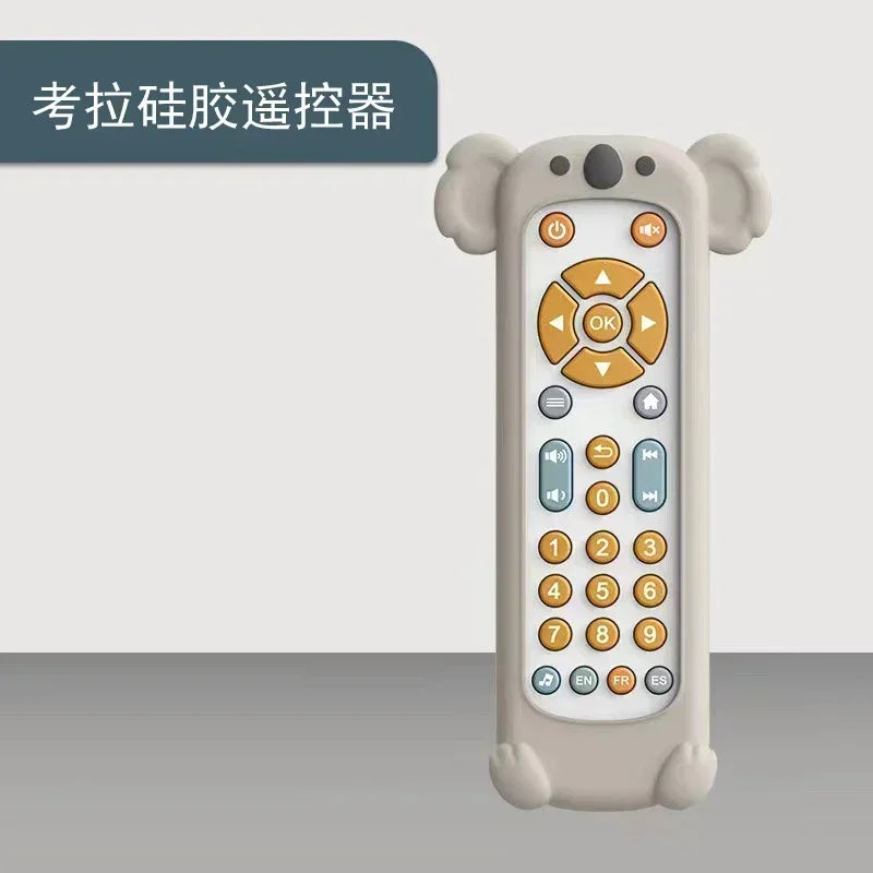 TV Remote Control Toy for Babies with Music and Light - Educational Sensory Toy