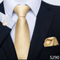 EXPROTAS Tie Pocket Square 8cm Wedding Formal Men’s Accessories