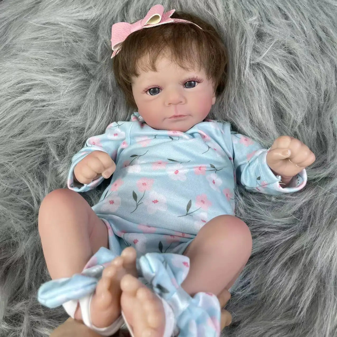 18" Reborn Baby Doll Felicia Lifelike Realistic Newborn Girl Birthday Gift Toy