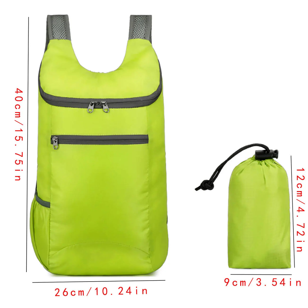 Weekend Travel Bag Foldable Waterproof Lightweight Large Capacity Backpack