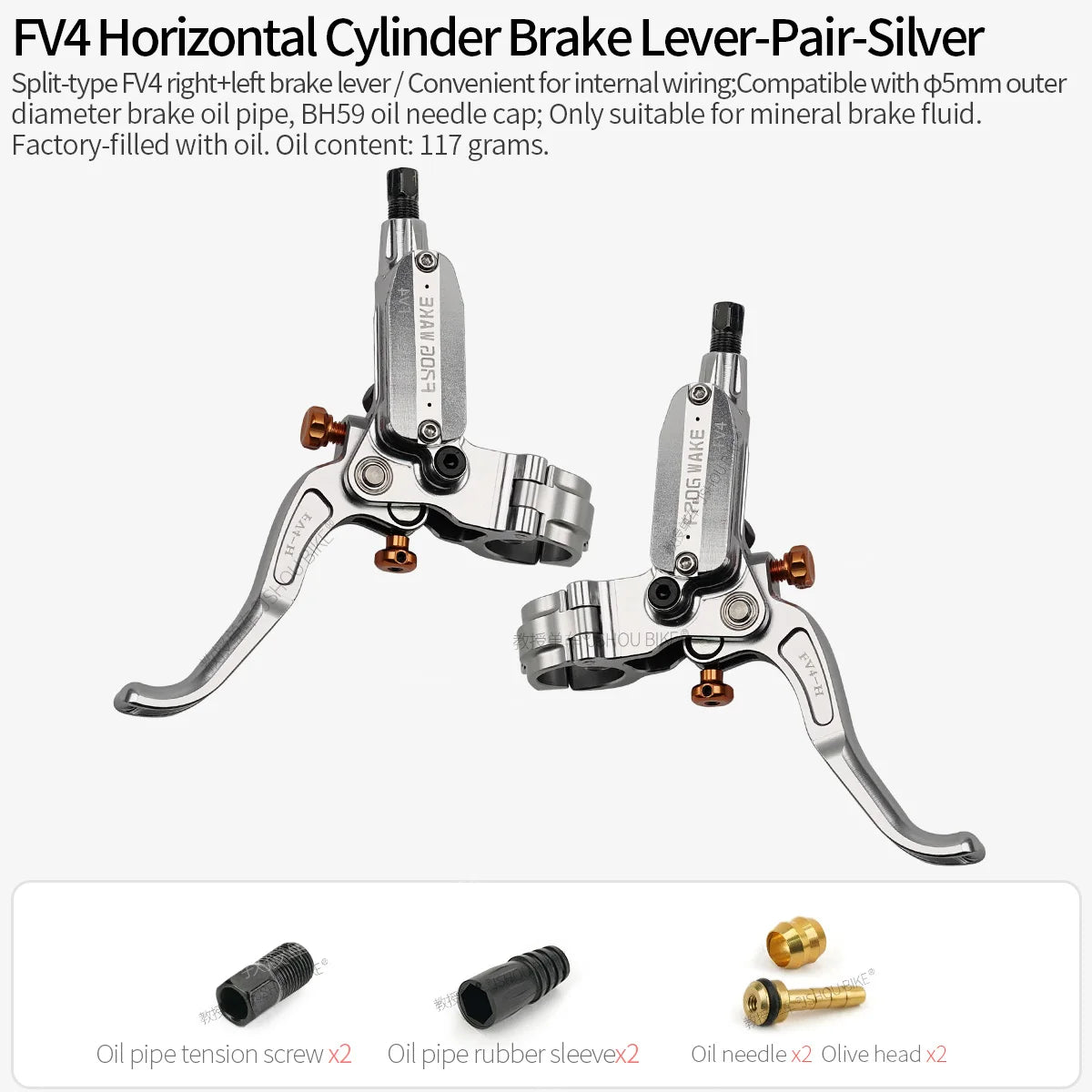Hydraulic Brake Lever FROG WAKE FV4-IN Reach Adjust MTB DH Sur-Ron Alloy
