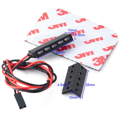 LED Light Bar 32/65mm for 1/10 RC Crawler Axial SCX10 TRX-4 D90