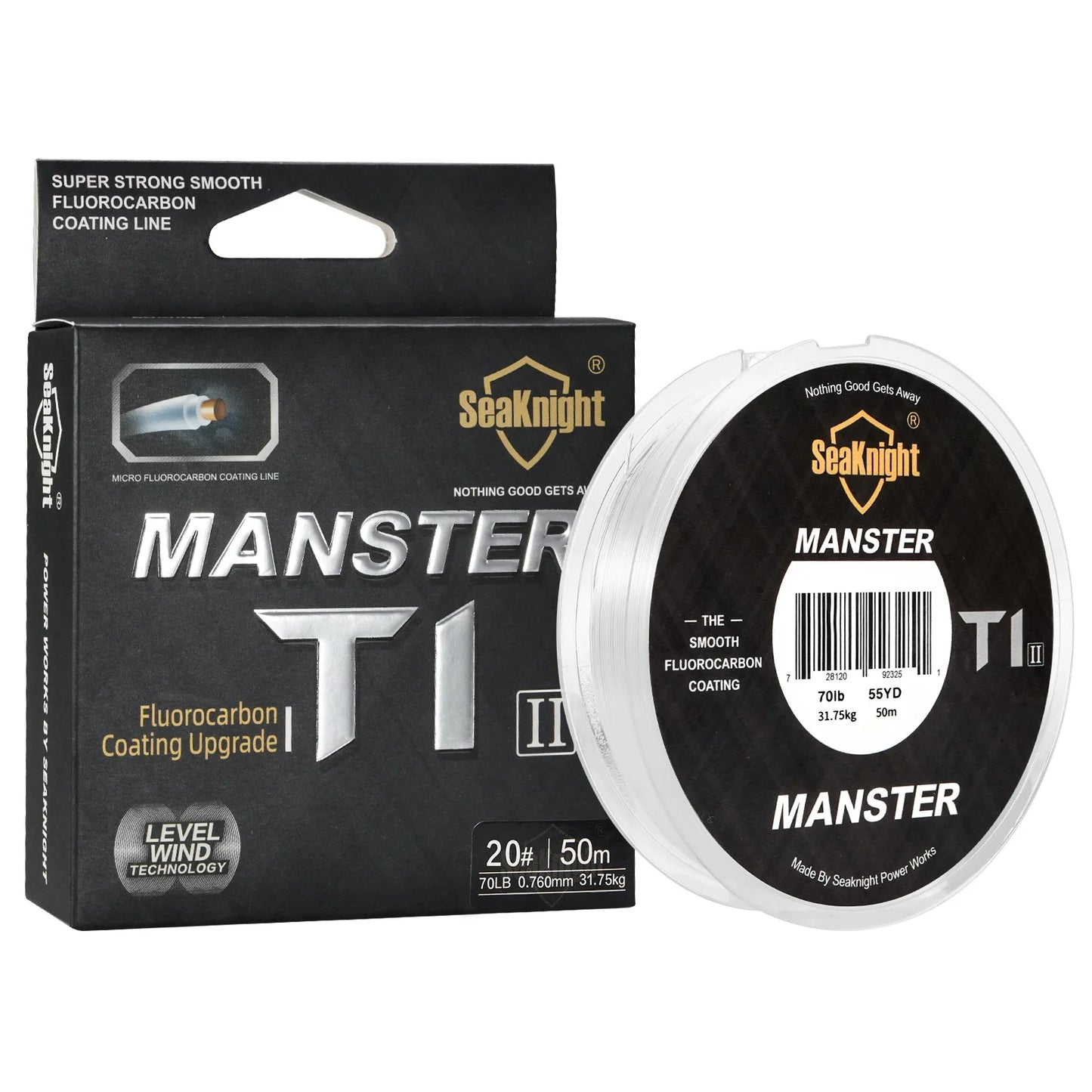 Fishing Line 100M Fluorocarbon Coating SeaKnight Manster 3-100LB