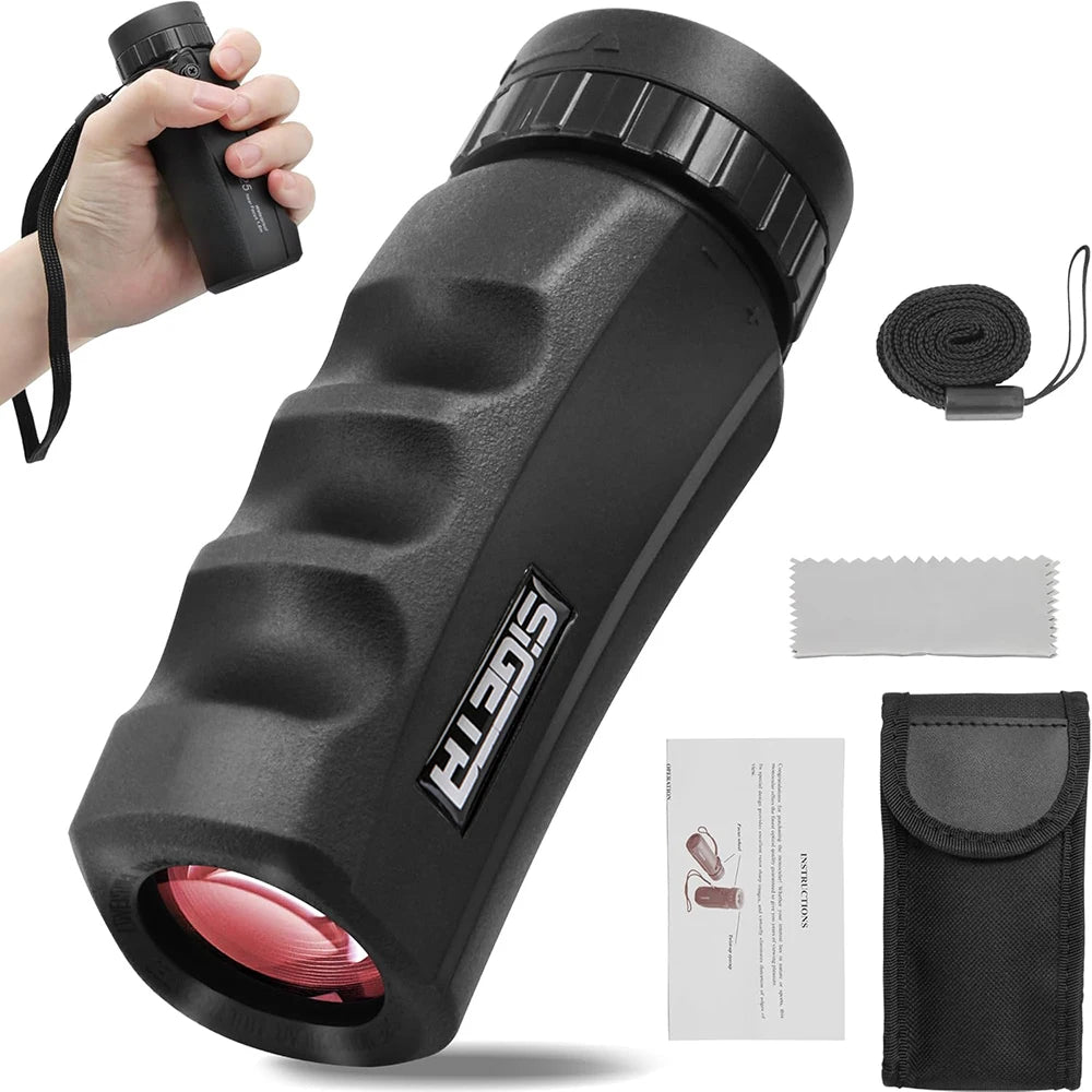 8x25 HD Monocular Telescope Waterproof Pocket Scope Bird Watching Hiking