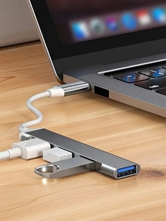 4-Port Hub Type Adapter USB Splitter for Laptop Computer Accessories