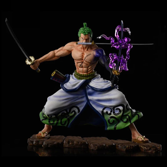 17CM Anime One Piece Figure Roronoa Zoro Action Figures PVC Statue Zoro Figurine Collection Model Toys For Children  Gifts-EXPROTAS
