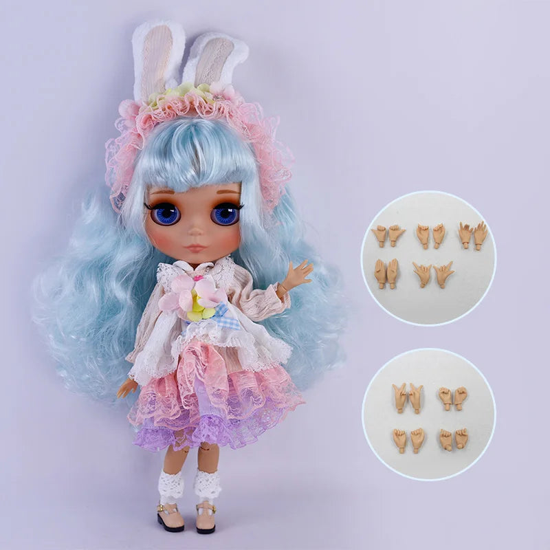 ICY DBS Blythe Doll Tan Skin Matte Face 1/6 BJD Joint Body Neo BL2240