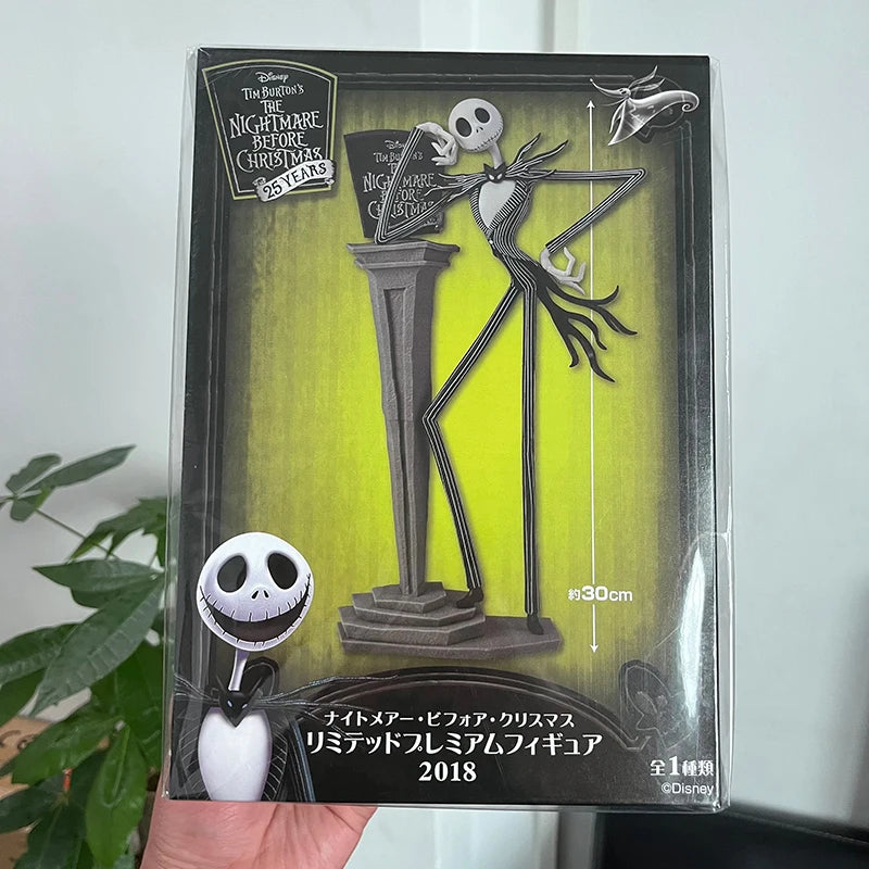The Nightmare Before Christmas Jack Skellington Action Figure 12 Face Jack Jack Chair Special Version Model Toy Hallowen Present-EXPROTAS
