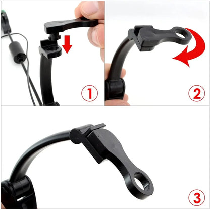 Hirisi Carp Fishing LED Swingers Set 4pcs Bite Alarm Indicators B2011S
