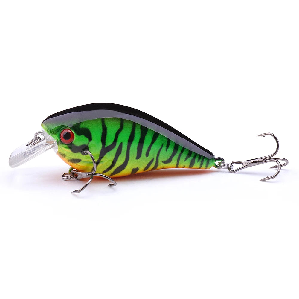 6cm 12g Fishing Lure Crankbait Wobbler for Pike Bass Minnow Bait