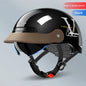 MOWK Motorcycle Vintage Half Helmet Summer Breathable Men Women Electric Jet Scooter Open Face Helmets Reflective Safety Helmets