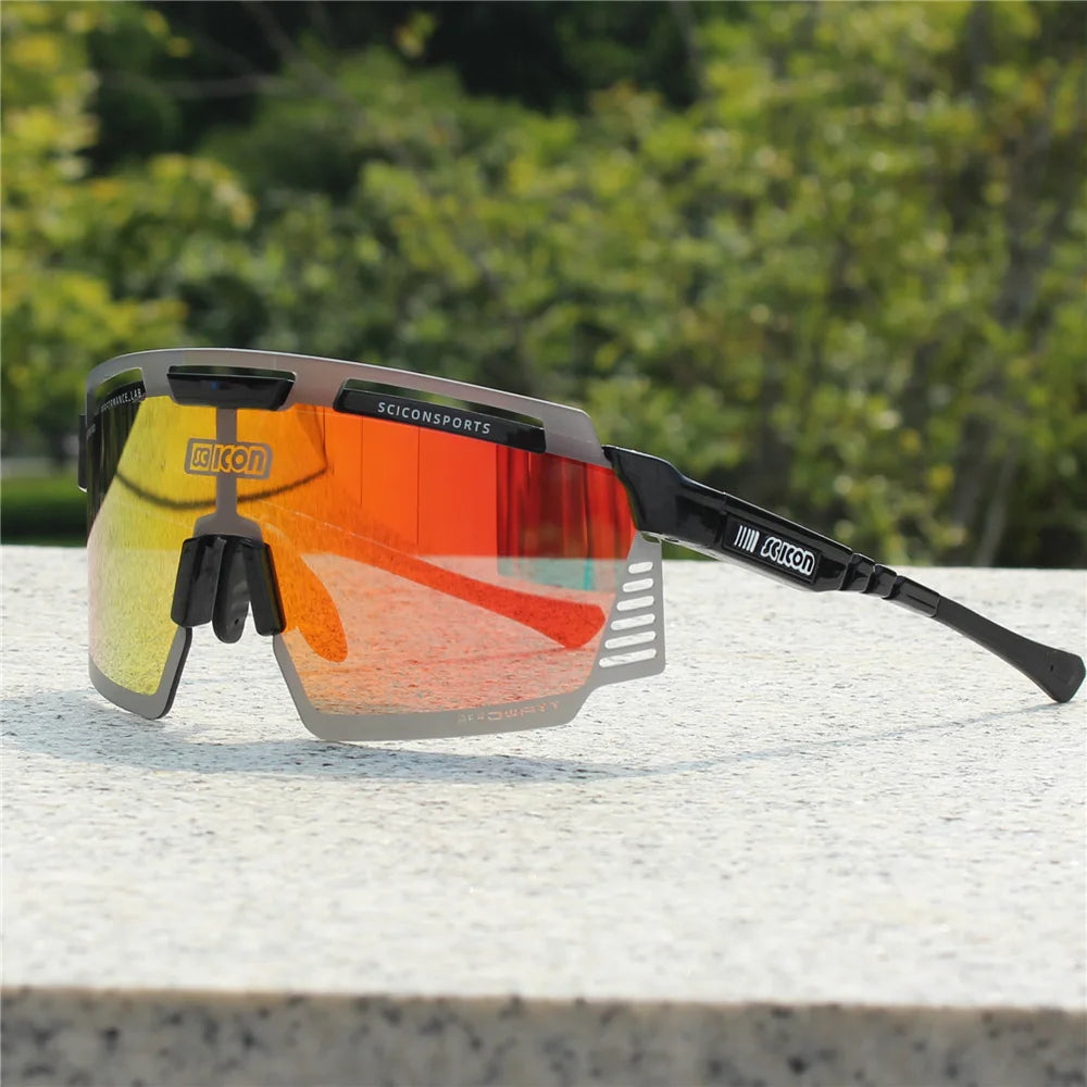 Scicon Photochromic Cycling Sunglasses MTB Road Bike Sports Eyewear Men Women