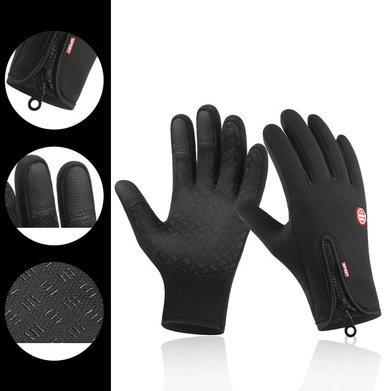 Winter Warm Gloves Waterproof Thermal Windproof Touch Screen Men Women