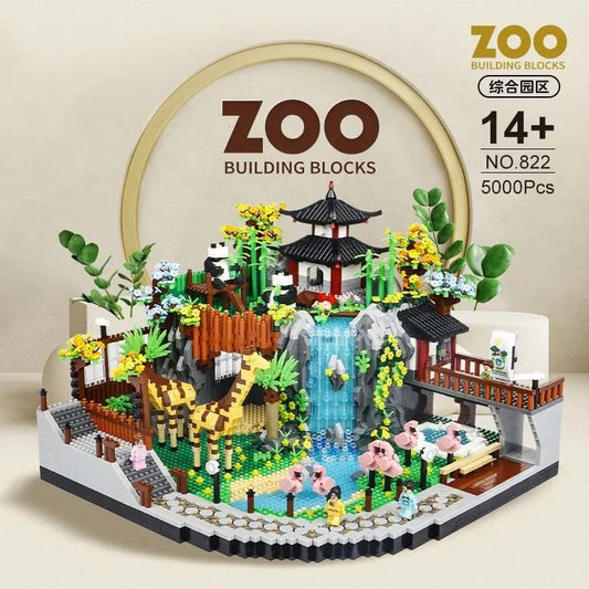 5000pcs New Collection Park Series Building Blocks Micro Particles Toys Difficult Birthday Gifts for Boys and Girls-EXPROTAS
