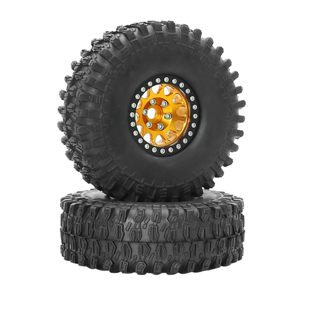Beadlock Wheel 1.9 Metal Rim for 1/10 RC Crawler Axial SCX10 TRX-4 Redcat