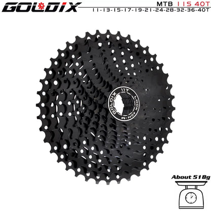 GOLDIX MTB Cassette | 8–12 Speed 40T–52T Freewheel Sprocket for Shimano/SRAM