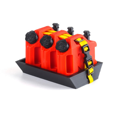HooCrawler 1/10 RC Mini Fuel Tank Set Decoration Simulation Fuel Tank  for 1/10 RC Crawler TRX4 SCX10 H10 Capra