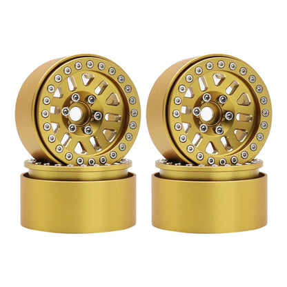 240g Brass 1.9" Beadlock Wheel Rim for 1/10 RC Crawler TRX4 TRX6 Axial SCX10 III - EXPROTAS