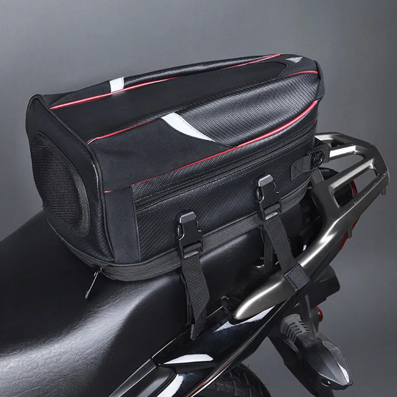 Motorcycle Back Seat Bag Waterproof Large Capacity Motorcycle Tail Bag Universal Motorbike Travel Luggage Saddle Bag-EXPROTAS