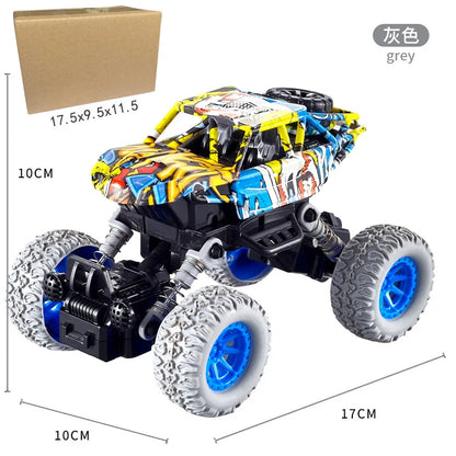1:36 Scale Pull Back Monster Truck for Boys 4-Wheel Shock Suspension