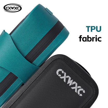 Waterproof Bike Saddle Bag CXWXC 0.6L TPU Hard Shell BOA Tail Pouch