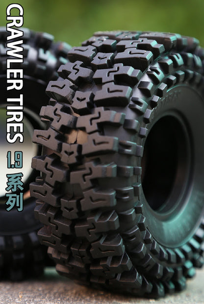 4PCS 1.9 Crawler Tires for RC Traxxas Redcat Axial SCX10 UTB18 TRX4