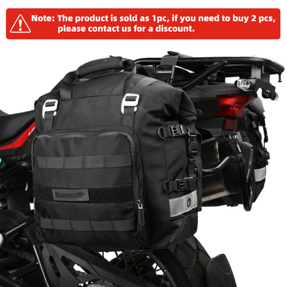 Rhinowalk Motorcycle Saddlebag 20-30L Universal Side Bag Waterproof Inner Bag