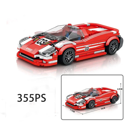 Car Series Building Blocks Model Sets Sports Racing Speed Champion DIY Educational Bricks Toys Boys Kids Adult Christmas Gifts-EXPROTAS