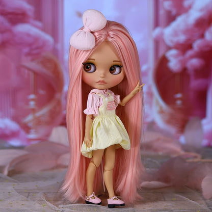 Icy Dbs Blyth Doll 1/6 Joint Body Brown Skin 30cm BJD Toy