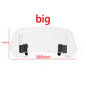 Adjustable Windshield Extension Spoiler Clamp On Motorcycle Windscreen Deflector