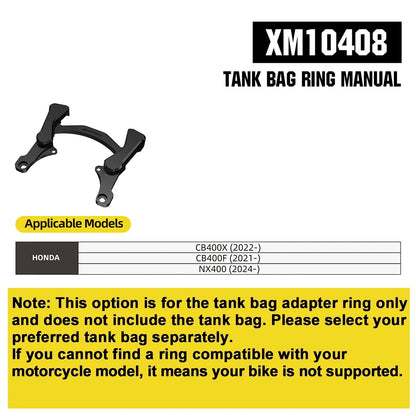 Rhinowalk 6.5L Magnetic Motorcycle Tank Bag Quick Release Rain Cover Universal