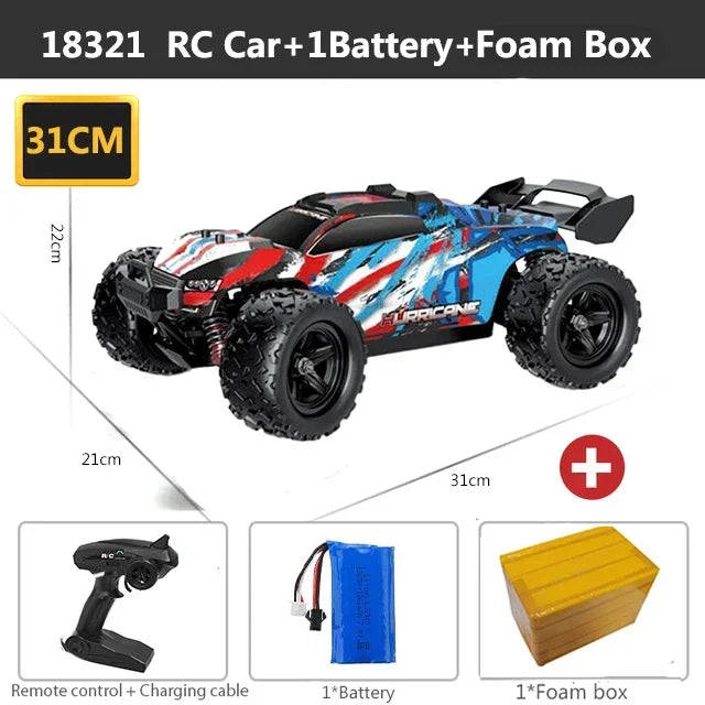 HS 18311 18321 18302 Remote Control Car 2.4GHz rc car All-Terrain 45Km/h 1:18 Off-Road Truck Toy Birthday Present for Children-EXPROTAS