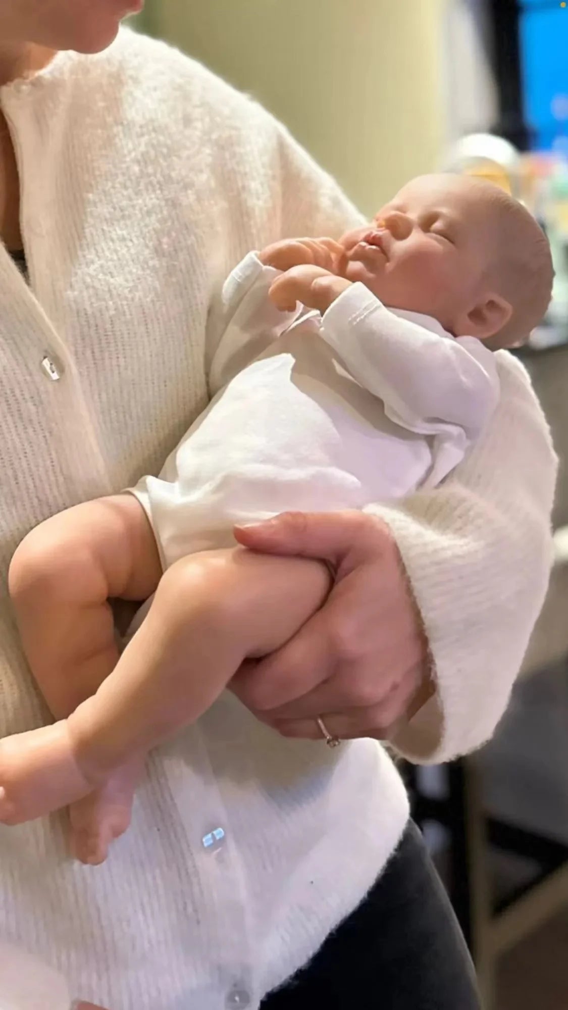 50cm Reborn Baby Doll LouLou Realistic Silicone Vinyl Handmade Girl Gift Toy