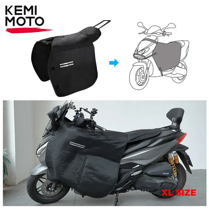 KEMiMOTO Knee Warmer Protector Leg Cover For Scooters Motorcycle Winter Quilt Windproof Water Repellent For Honda For Vespa-EXPROTAS