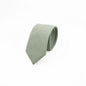 Mens Slim Solid Colour Tie 6.5cm Wedding Party Classic Necktie