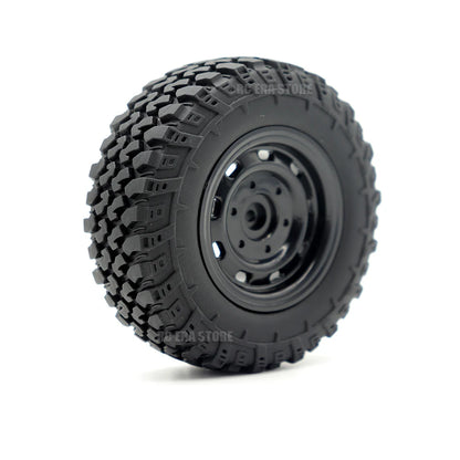 73mm Off-Road RC Tires Wheels 5mm Hex for MN99S MN98 MN82 WPL C24 B36 JJRC Q75 Truck