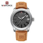 NAVIFORCE Popular Male Wristwatch Military Sports Shockproof Waterproof Leather Watch Men Fashion Casual Clock Relogio Masculino-EXPROTAS