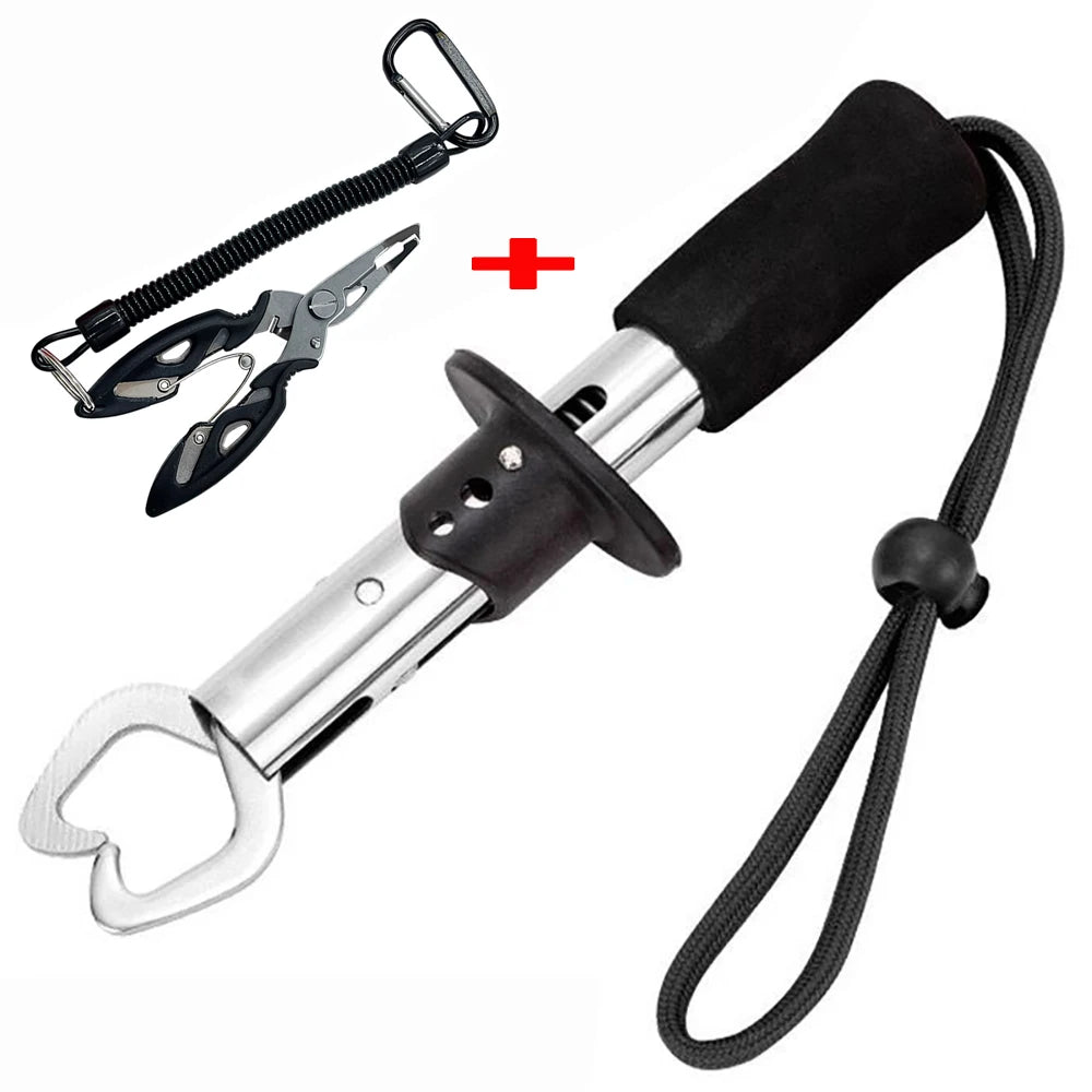 Stainless Steel Pliers Fish Controller 21/17cm Lure Lip Grabber Fishing
