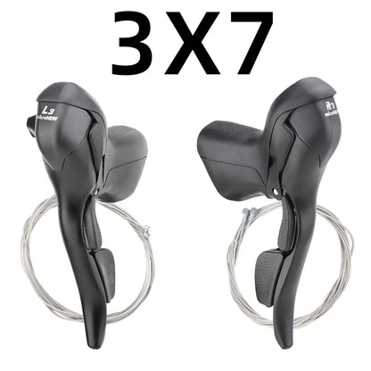 MicroNEW Road Bike Shifter Brake Lever 2x7–10 3x7–10 Speed Shimano - EXPROTAS