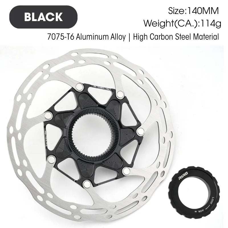 RIRO Center Lock Bicycle Disc Brake Rotor 140/160mm MTB Hydraulic Brake Disc