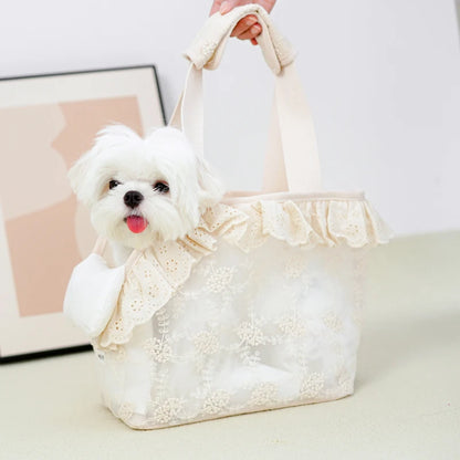 Pet Carrier Bag for Small Dogs Handheld Shoulder Purse Dog Accessories