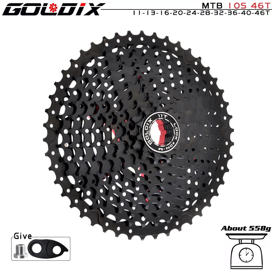 GOLDIX MTB Cassette | 8–12 Speed 40T–52T Freewheel Sprocket for Shimano/SRAM