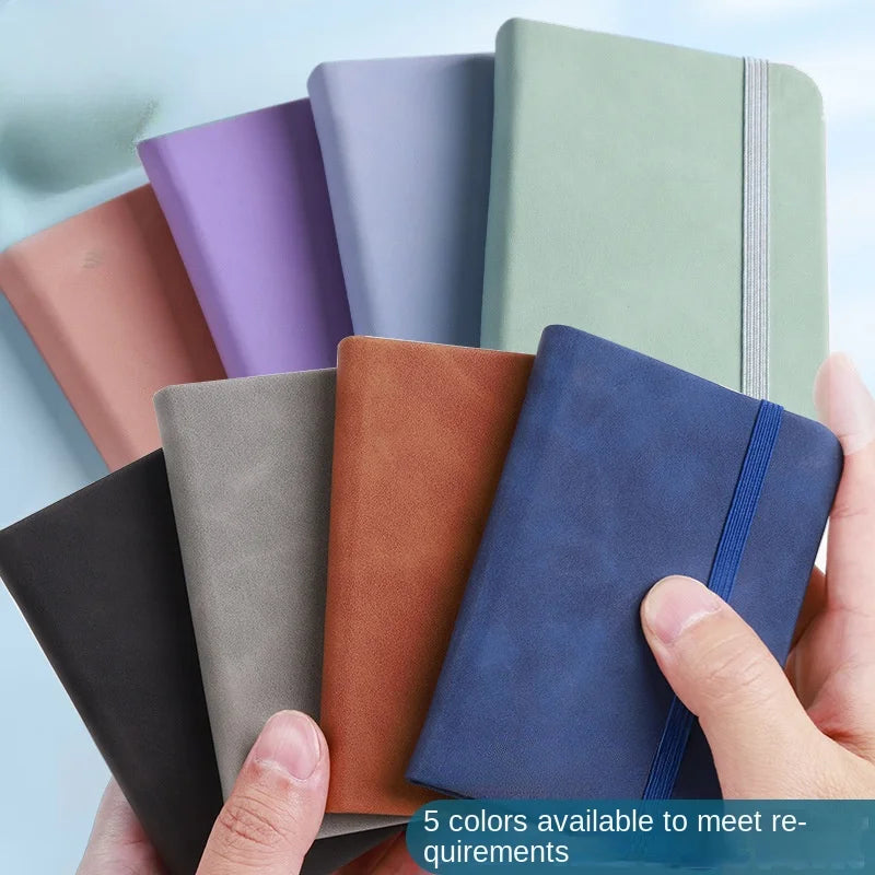 Mini A7 Small Notebook Portable Pocket Diary Leather Notepad Journal