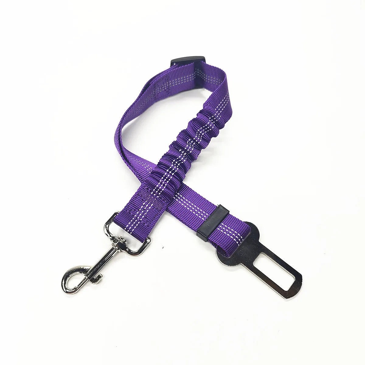 Adjustable Dog Car Seat Belt Harness Travel Safety Elastic Restraint Strap