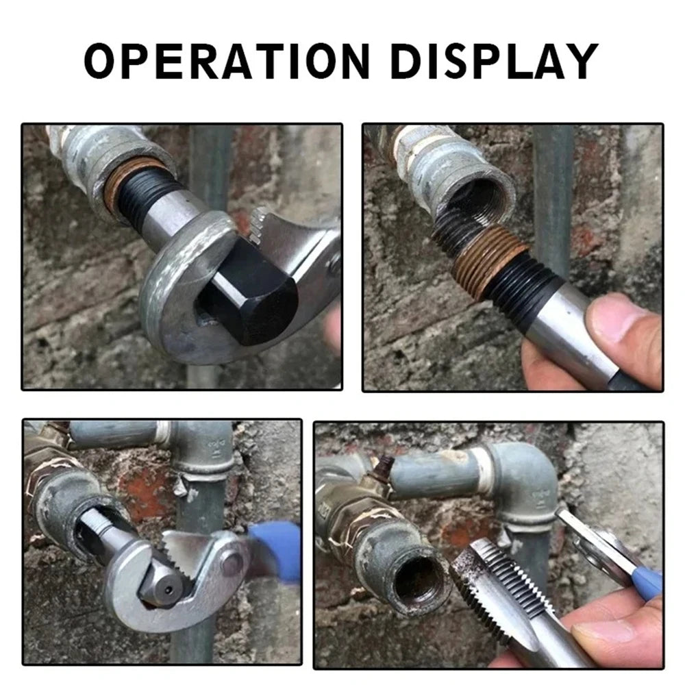 8Pcs Drill Bits Screw Extractor Remover Broken Damaged Easy Out Steel