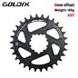 0/3/6mm Offset Goldix Chainring Narrow Wide Direct Mount for SRAM MTB